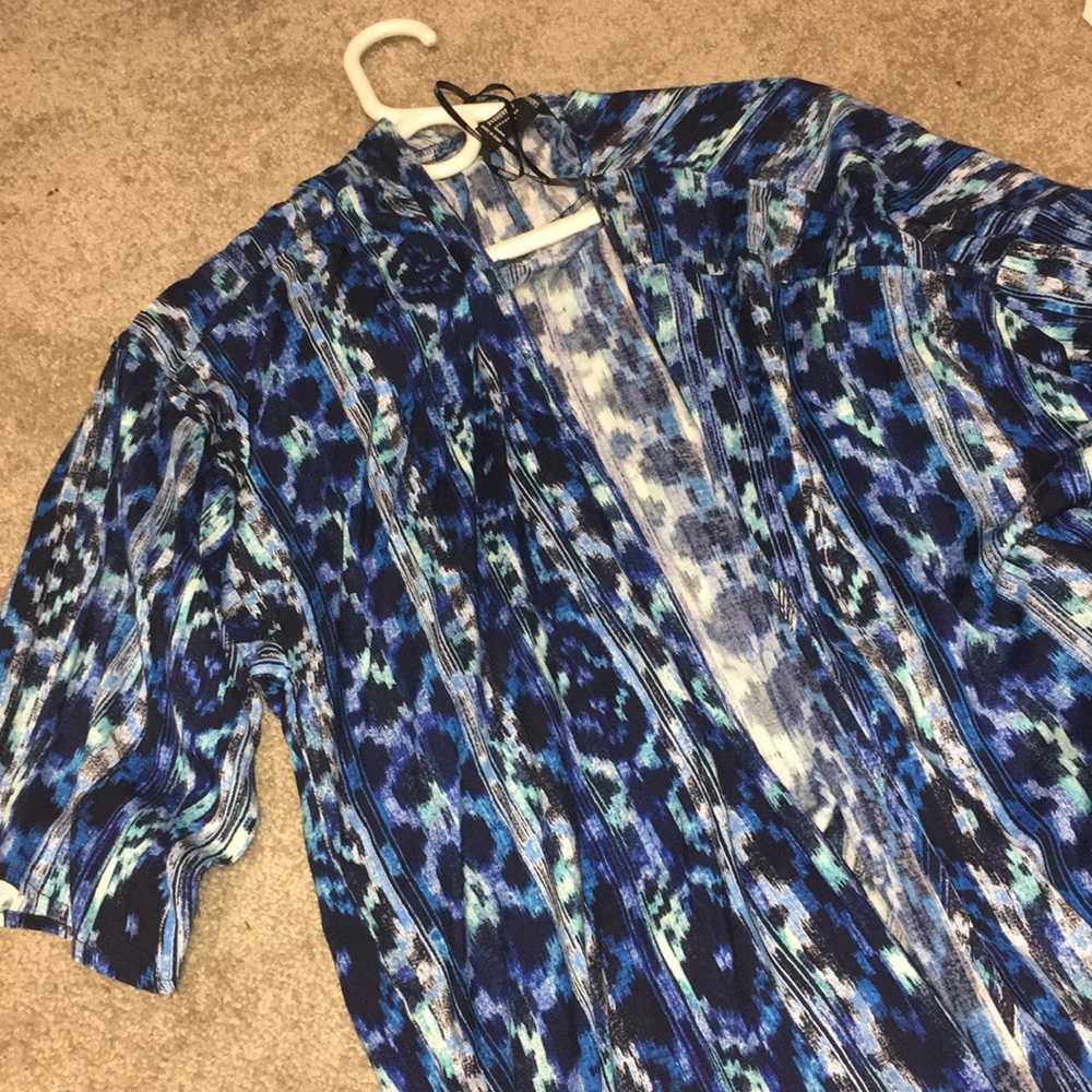 Tribal pattern kimono